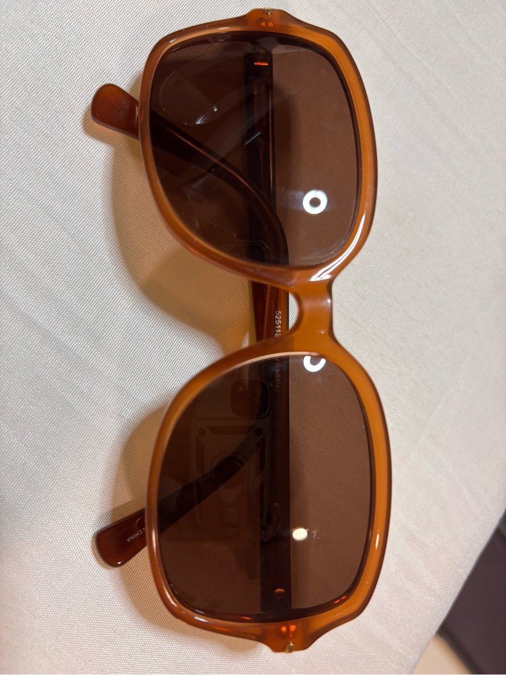 Coach Amber Brown Oversized Square Sunglasses